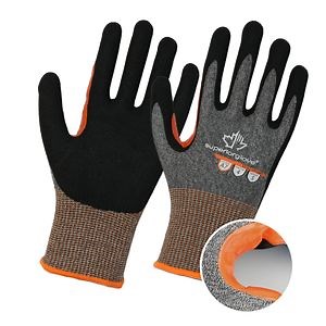 [Hot Item] Work Industrial Protective Gloves Coated with Palm Pattern Latex Gloves