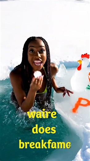 Cold water challenge that's actually insane #freezing #challenge #shorts