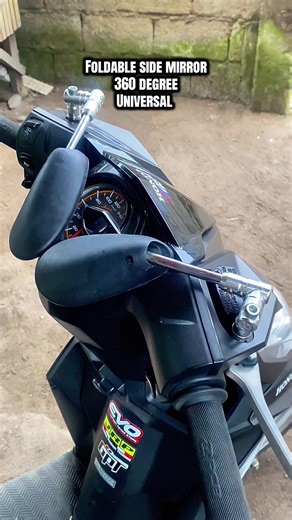 Side mirror uso ngayon 360 degree foldable side mirror napa angas at Pwede pang show #360sidemirror #sidemirror #foldablesidemirror #sidemirroruniversal #sidemirrorformotorcycle