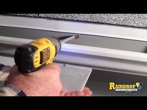 Wide Mouth Outlet Installation | Raindrop Gutter Guard
