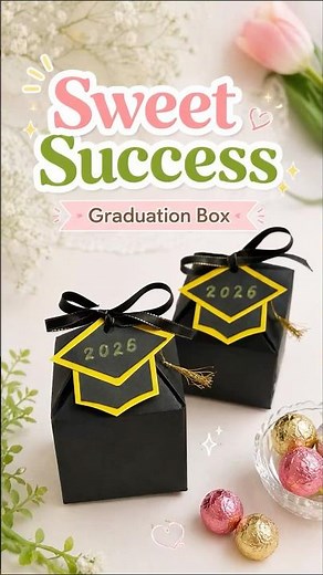 Sweet Success Graduation Box | DIY 2026 Candy Gift 🎓#happygraduation ✨
