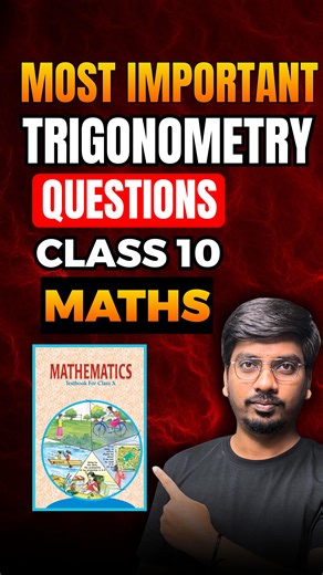 Thilak Sundhar on Instagram: "Master the Most Important Trigonometry Questions for Class 10! 🚀 In this session, we quickly revise key formulas, shortcuts, and the types of questions that repeatedly appear in exams. Each problem is explained step-by-step so you can understand the concept, not just memorize answers. Perfect for last-minute revision and board exam preparation. Stay focused, practice along, and boost your confidence! ✨ #trigonometry #class10maths #boardexams #importantquestions #ma