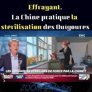 273K views · 2.5K reactions | Effrayant : Un rapport révèle que la Chine imposerait la stérilisation aux Ouïghours pour réduire leur population. Via : RMC découverte, voir plus de vidéos | ZOOM S Medias | Facebook