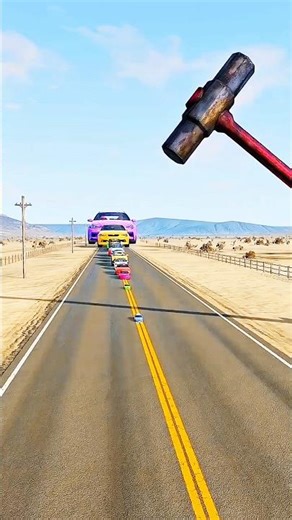 Hitting a Car with a Hammer 😱 | What Happens? #viral #fyp