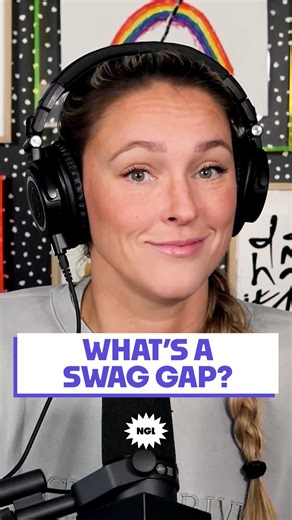 Not Gonna Lie with Kylie Kelce on Instagram: "There IS a swag gap... because Jason has really upped his game 😅 @drinkolipop"