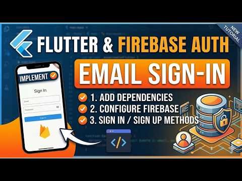 Flutter Firebase Auth: Setup Email Sign-In in a few Minutes! (Khmer language)