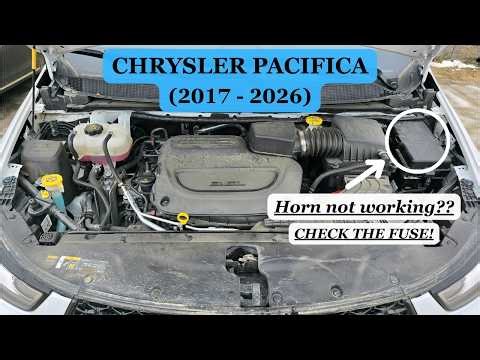 Chrysler Pacifica - HORN FUSE LOCATION (2017 - 2026) | Voyager & Grand Caravan