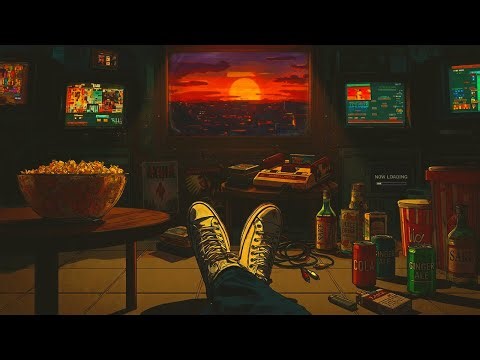 📼 3:30 AM in 1982 | Neon Ambiance & Tape Hiss | Late Night Study Vibes