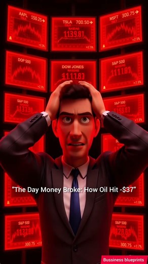 ​"The Day Money Broke: How Oil Hit -$37"