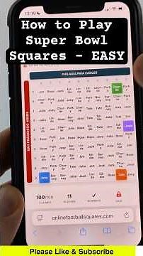 How to Play Super Bowl Squares for Beginners