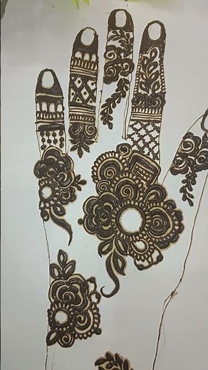haw to make mehndi digaine at home 🥰❣️✨#mehndi #henna