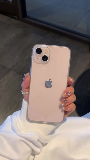 Shiny Frame Transparent Case for iPhone 13 - Ultimate Protection