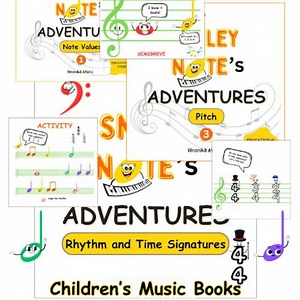 Smiley Note Music Theory E-books for Kids BUNDLE – Learn Note Values, Rests, Time Signatures & Pitch | Fun Beginner Music Learning - Etsy Canada