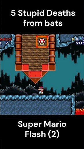 STUPID Cave Bats Super Mario Flash (2)