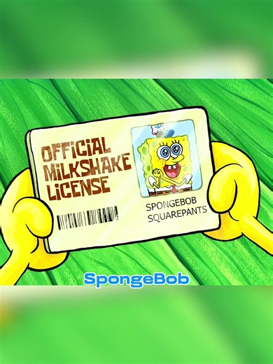 Spongebob’s tough journey to getting a milkshake license#foryou #fyp #cartoon #usa #spongebob