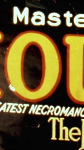 Houdini — “Buried Alive!” Master Mystifier Early 1920s Poster