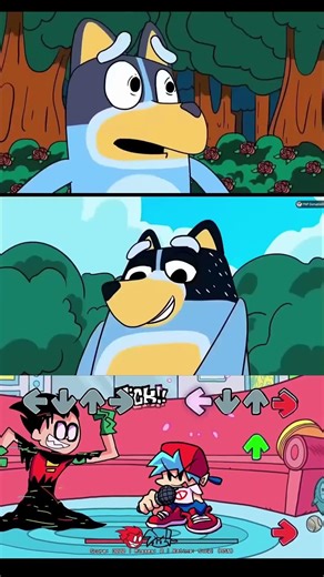 FNF vs Bingo & Bluey Corrupted Music FNF Mod Friday Night Funkin' Mobile Game