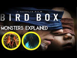 Bird Box Monsters/Creatures Explained + Real Face of Bird Box Monster(Hindi)