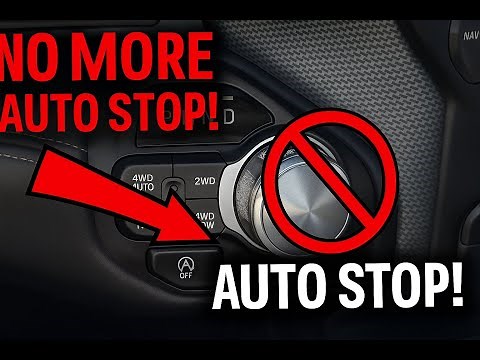 Disable Dodge Ram Start-Stop System (2019 & Newer) | How to Turn Off Idle Stop