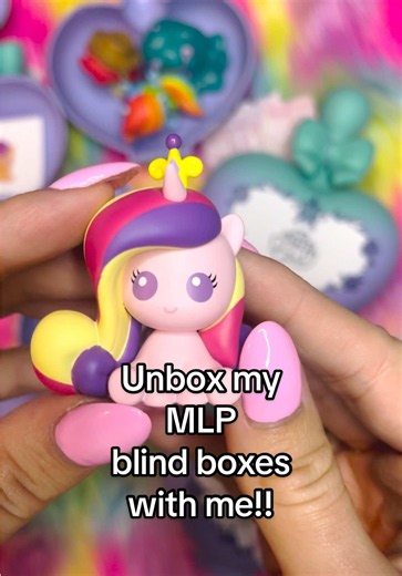 Unbox my my little pony @Funismglobal blind boxes with me ❤️ I got a rare pony and some other good ponies!! #mlp #mylittlepony #gifted