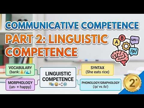 Linguistic Competence | Communicative Competence Series Part 2