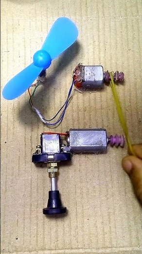 The Power of a DC Drone Motor: Spinning Another Motor with It.
