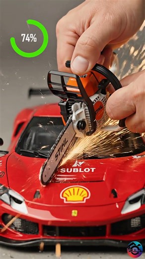 Mini STIHL vs Ferrari: Real Sparks! 🔥