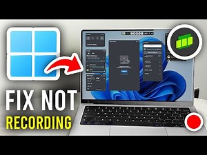 How To Fix Windows 11 Game Bar Not Recording - Step By Step