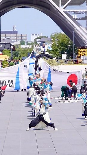 岐阜聖徳学園大学 柳（第27回 にっぽんど真ん中祭り day1 2025 /テレビ塔パレード会場)#どまつり#岐阜聖徳学園大学柳#岐阜聖徳学園大学#柳#にっぽんど真ん中祭り