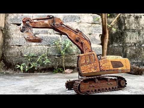 Restore remote controlled mini excavator The Restoration 2R