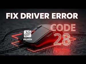 Fix The Drivers This Device Are Not Installed Code 28 Error Windows 11