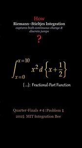 The Jumps Completely Change This MIT Integral| How Riemann–Stieltjes Integrals Count Jumps