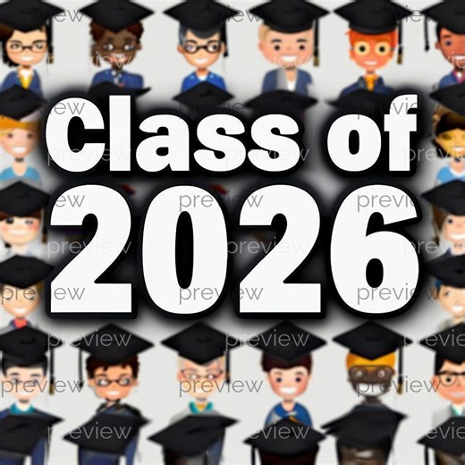 Celebrate Graduation With Class of 2026 Cartoon Characters - Vibrant Digital Art Collage for Instant Download - Etsy