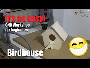 Birdhouse CNC Tutorial for beginners - it's so easy by GoCNC.de