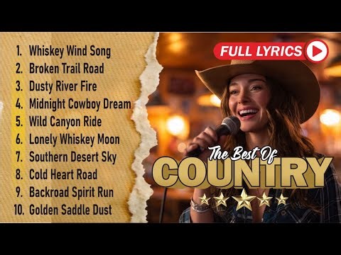 Country Music Ballads and Hits with lyrics | Road Trip Country Songs Collection