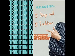 AA Tradition 10 Read Out Loud