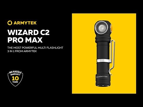 Armytek Wizard C2 Pro Max — flagship product in multi flashlight lineup