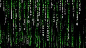 A Matrix code style animated loop