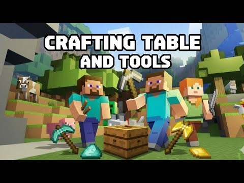 Minecraft -Make Crafting table and tools