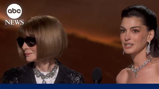 Anne Hathaway and Anna Wintour have Devil Wears Prada moment at 2026 Oscars | Julian Smith