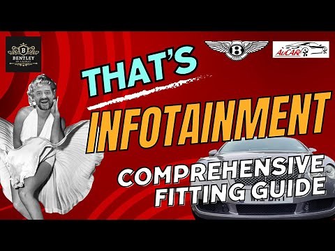 Bentley Continental GT Infotainment upgrade to Apple Carplay + Android Auto full DIY installation