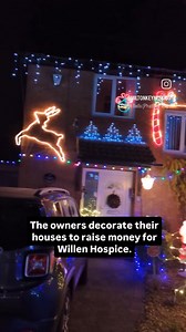 ⭐ CRAZY CHRISTMAS HOUSES ⭐ This is Summerhayes, Great Linford, Milton Keynes. Postcode MK14 5EX. The owners are amazing and decorate their houses to raise money for Willen Hospice. It's centred around one cul-de-sac but some of the surrounding houses decorate too. Please donate if you go! Don't drive into the cul-de-sac but park safely a bit further away on surrounding roads. They used to have a giant inflatable years ago. That's gone but it's still worth a visit. We went at just after 5pm and i