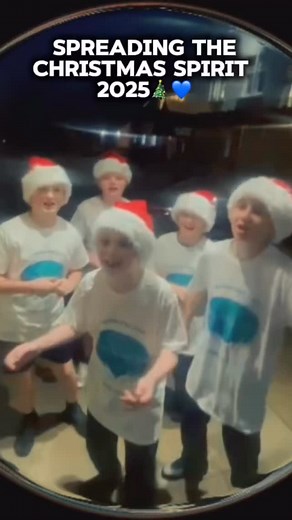 Local Denny boys chapped our door and gave us a song on our ring camera spreading some festive cheer and we welcomed them in with open arms and open hearts as part of our hospice community 💙 These viral sensations were generous with their time to support their local hospice, singing for staff, patients and their families. Sharing Christmas joy and helping make every moment count 🎄 #christmasad #hospice #strathcarron #viral #lastChristmas #palliativecare #community #joy #scotland #payitforward