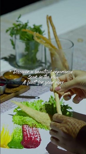 Step into our world of edible art. 🎬✨ Watch Seven Paintings come to life—from canvas to cuisine.