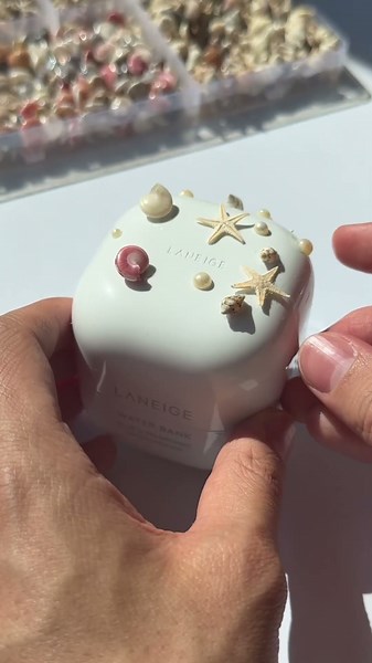 DECORATING MY SUMMER MOISTURIZER 🐚 Water Bank Gel Moisturizer ‪@Sephora‬