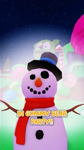 Roblox Holiday Update on Gummy Bear Party 🎄⛄️ #roblox #gummibär