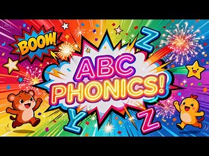 “A–Z Phonics: Cute Cartoon Words for Every Letter!”
