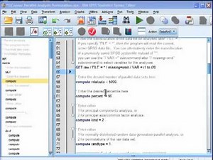 Factor Analysis - SPSS (part 2)