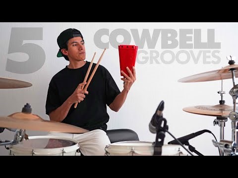 5 COWBELL GROOVES every drummer should know - Drum Lesson