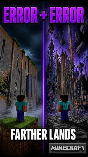 Las FARTHER LANDS: El error DENTRO del error en Minecraft